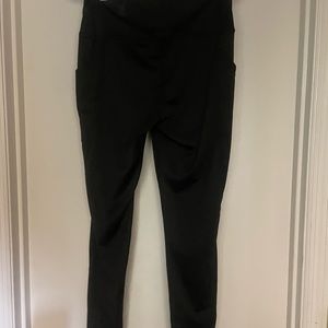Three 3 Pr of Brand New Compression Leggings w Side Pockets 2 Black, 1 Navy XL